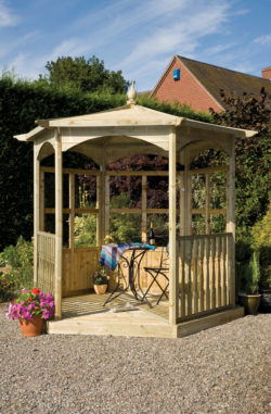 Budleigh Gazebo (Hexagon) Dressed B